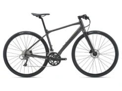 2021 Giant FastRoad SL 3 Disc Flat Bar Road Bike In Black