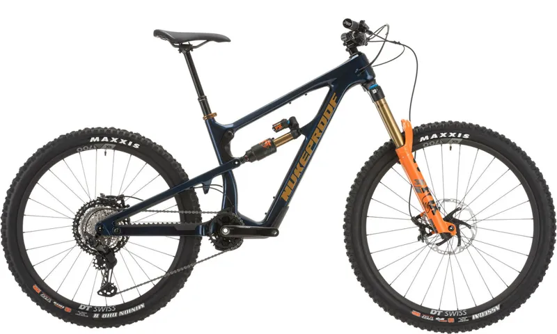 Nukeproof Mega 297 Factory Carbon Mountain Bike In Blue 1 Nukeproof Mega 297 Factory Carbon Mountain Bike In Blue
