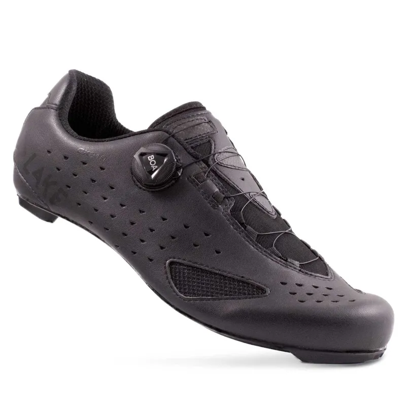 Lake CX219 Road Shoe Wide BOA Black 1 Lake CX219 Road Shoe Wide BOA Black
