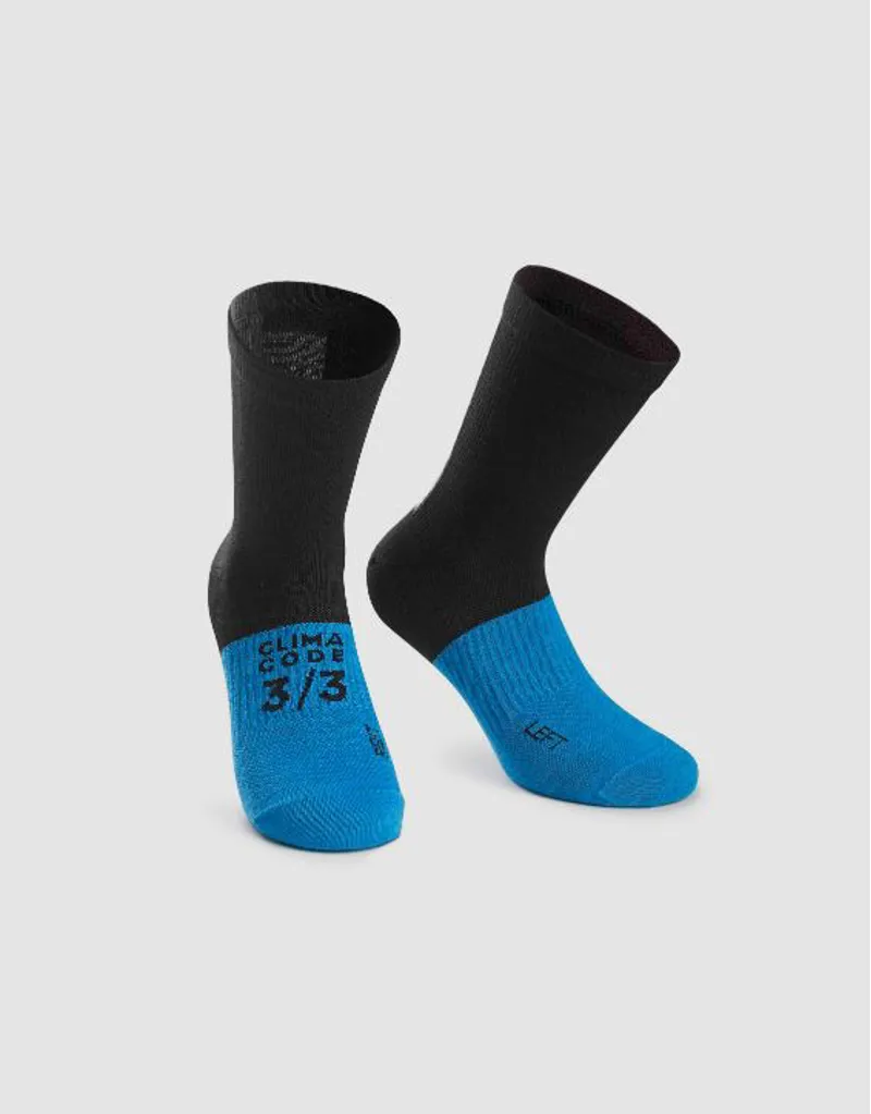 Assos Ultraz Winter Socks - Blue 1 Assos Ultraz Winter Socks - Blue